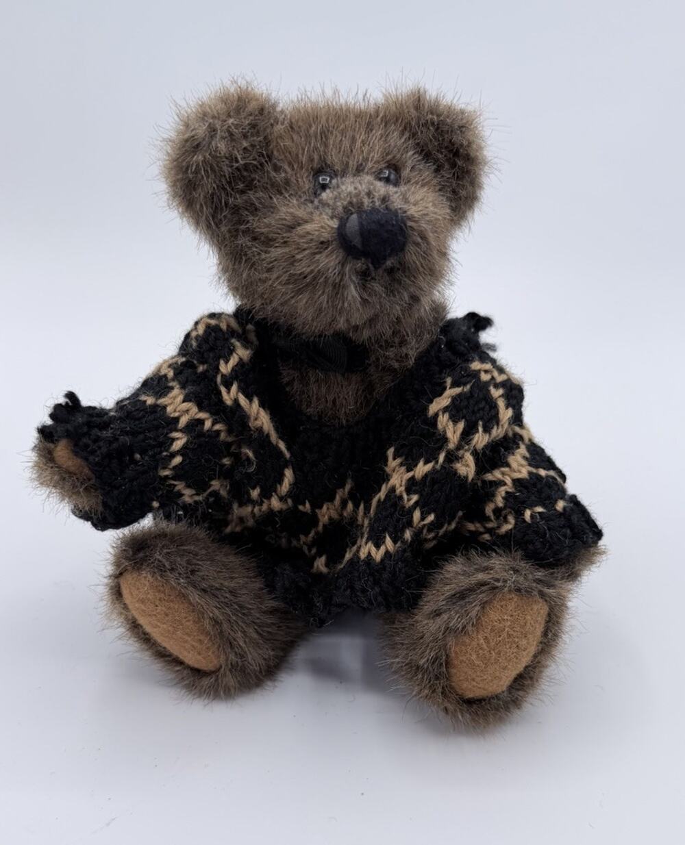 Vintage 1990’s BOYDS BEARS ARCHIBALD MCBEARLIE 6” Plush Bear Retired Jointed